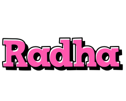 Radha girlish logo