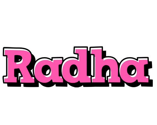 Radha girlish logo