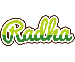 Radha golfing logo