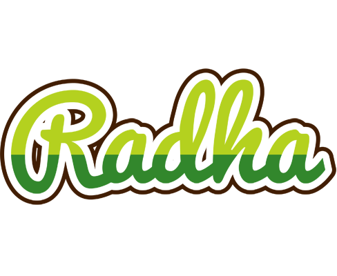 Radha golfing logo