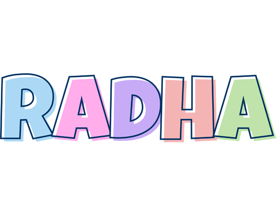 Radha pastel logo