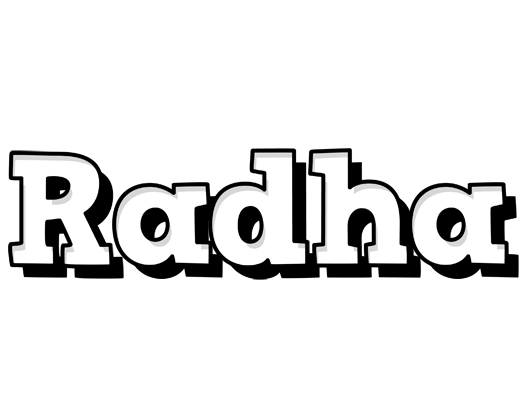 Radha snowing logo
