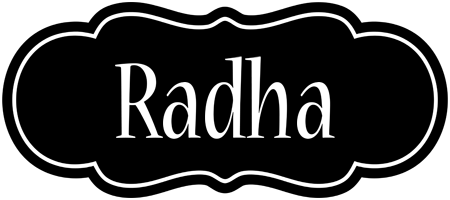 Radha welcome logo