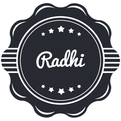 Radhi badge logo