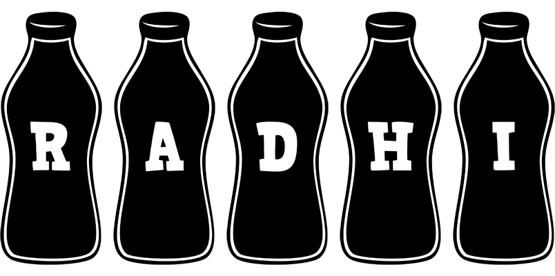 Radhi bottle logo