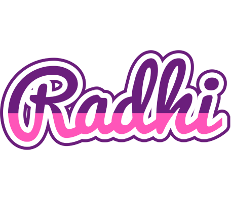 Radhi cheerful logo