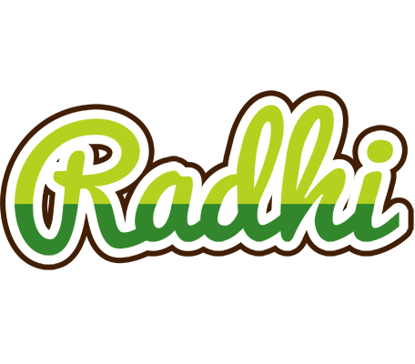 Radhi golfing logo
