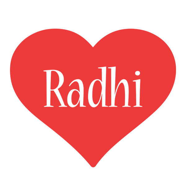 Radhi love logo