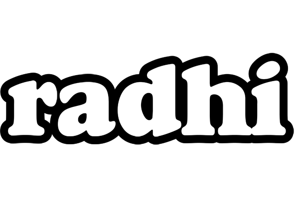 Radhi panda logo