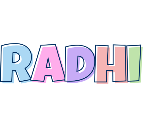 Radhi pastel logo