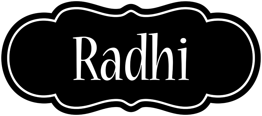 Radhi welcome logo