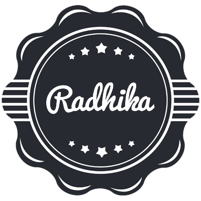 Radhika badge logo