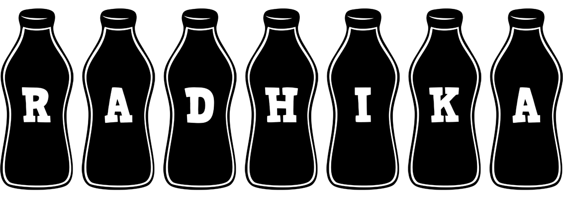 Radhika bottle logo
