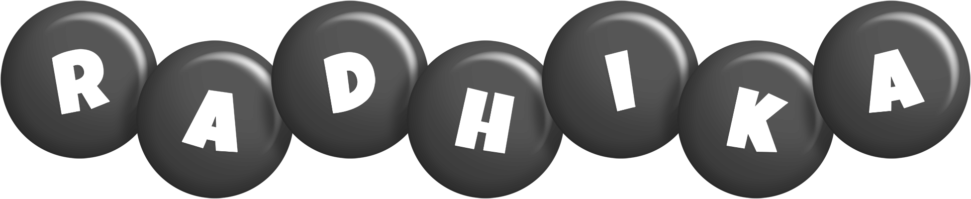 Radhika candy-black logo