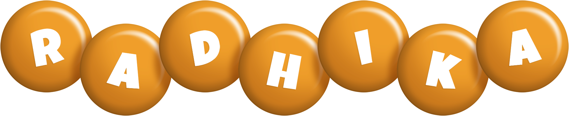 Radhika candy-orange logo