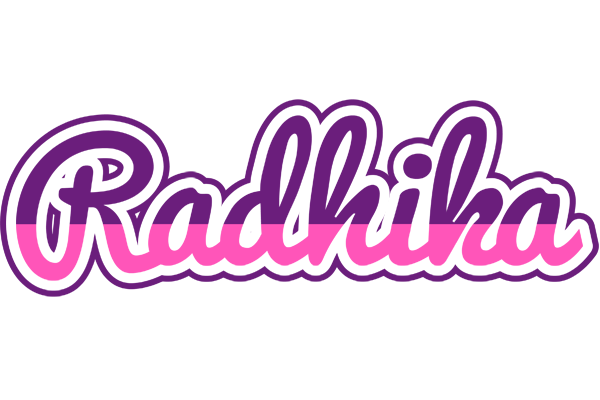 Radhika cheerful logo