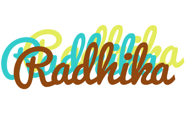 Radhika cupcake logo