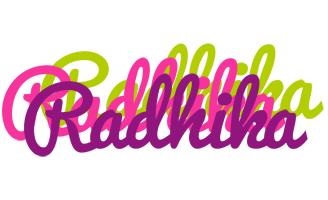 Radhika flowers logo