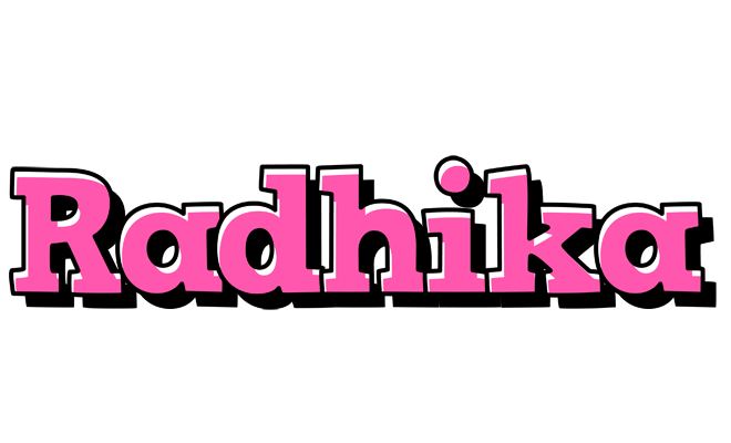 Radhika girlish logo