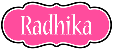 Radhika invitation logo