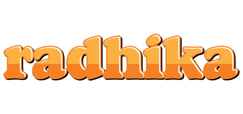 Radhika orange logo