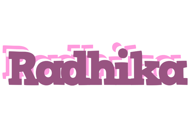 Radhika relaxing logo