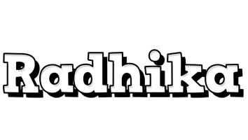 Radhika snowing logo