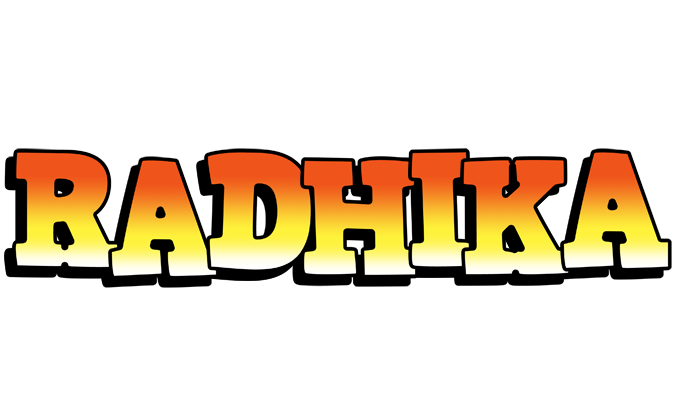 Radhika sunset logo