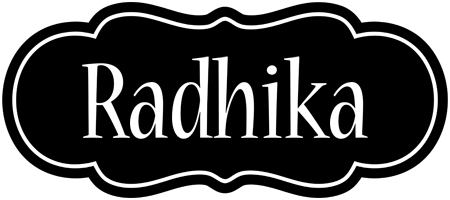 Radhika welcome logo