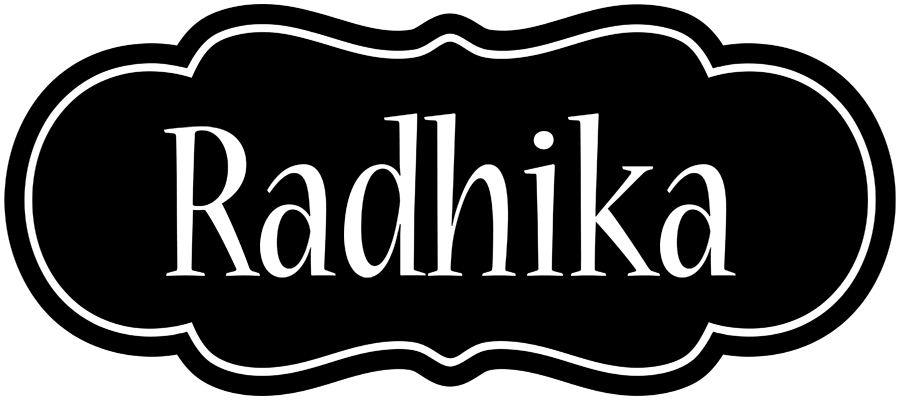 Radhika welcome logo
