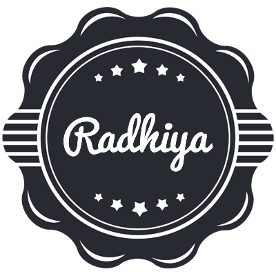 Radhiya badge logo