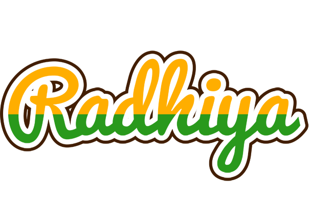 Radhiya banana logo