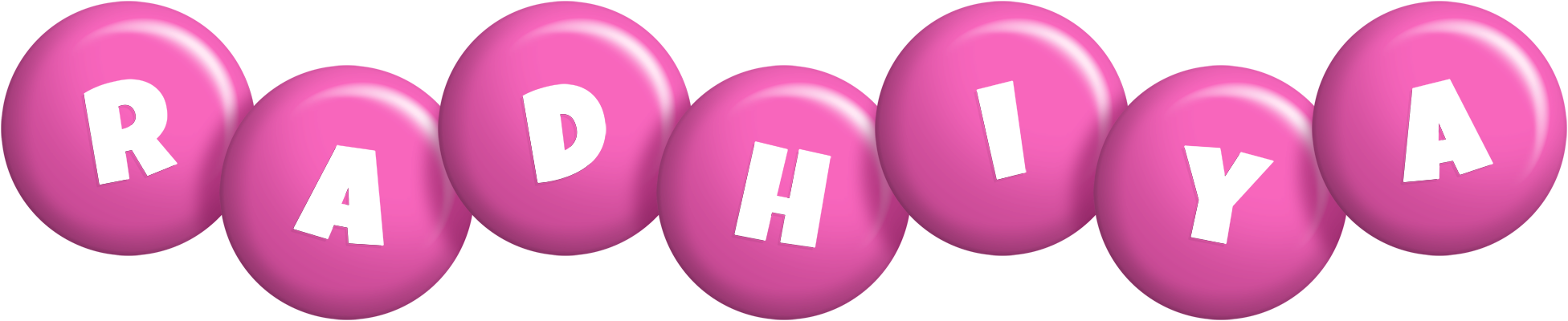 Radhiya candy-pink logo