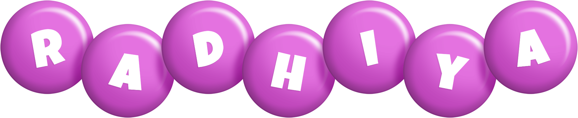 Radhiya candy-purple logo