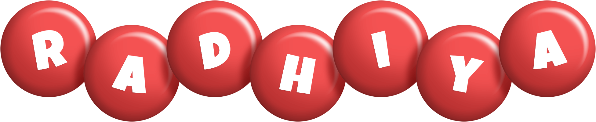 Radhiya candy-red logo
