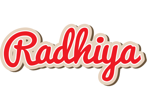 Radhiya chocolate logo