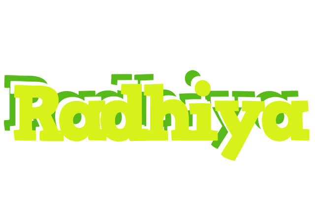 Radhiya citrus logo