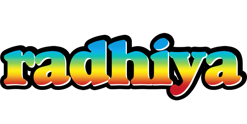 Radhiya color logo
