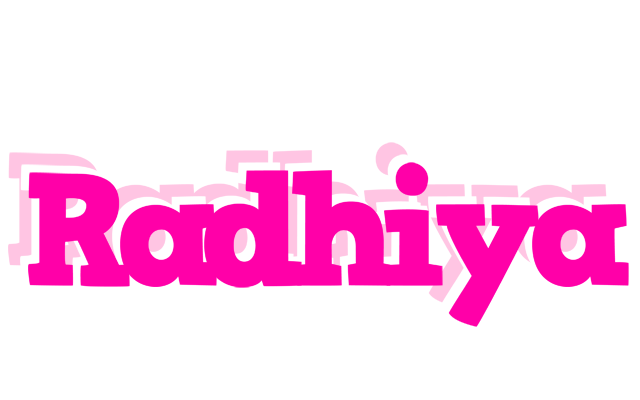 Radhiya dancing logo