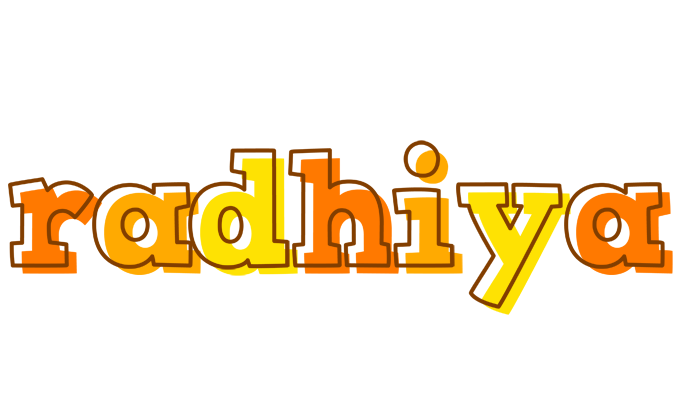 Radhiya desert logo