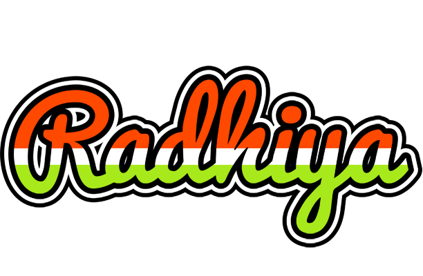 Radhiya exotic logo