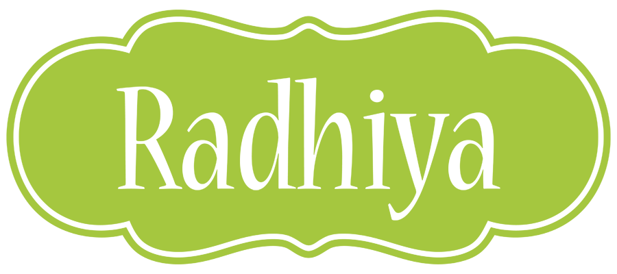 Radhiya family logo
