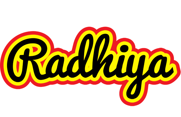 Radhiya flaming logo