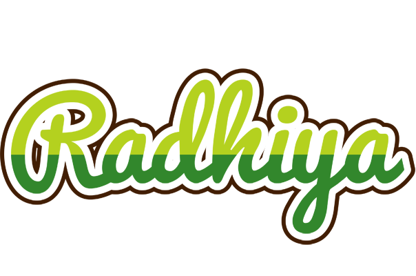 Radhiya golfing logo