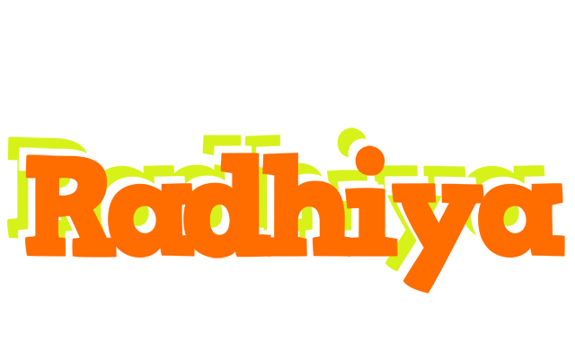 Radhiya healthy logo