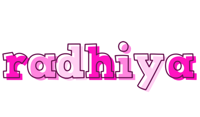 Radhiya hello logo