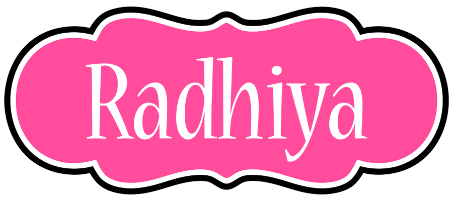 Radhiya invitation logo