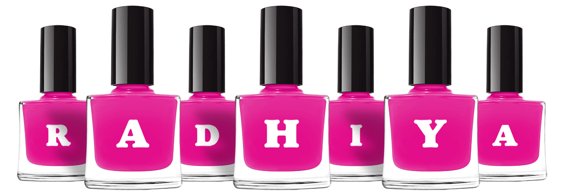 Radhiya nails logo