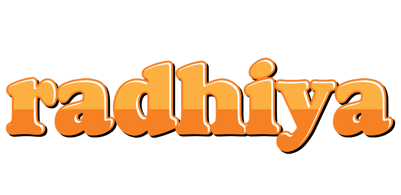 Radhiya orange logo