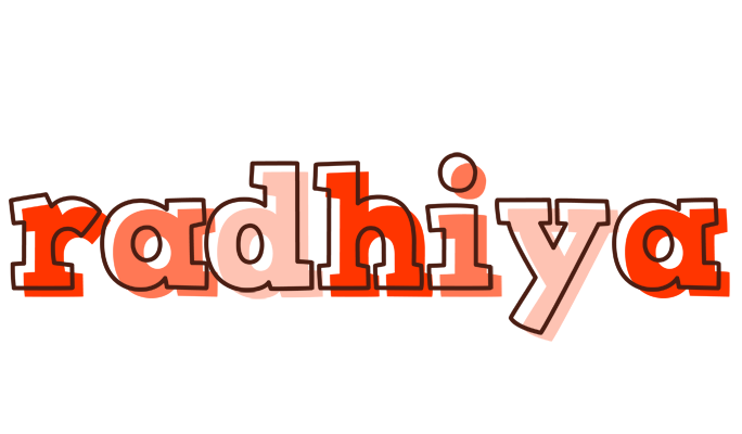 Radhiya paint logo